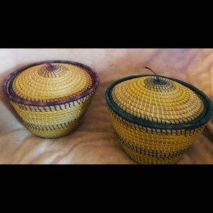 Baskets hand made in Uganda